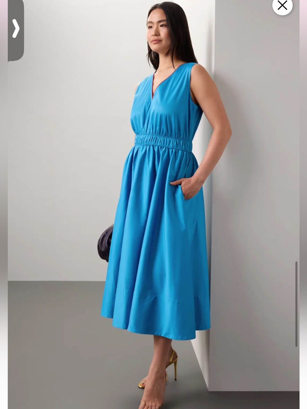 10, NWT Roksanda Cotten blend poplin super full skirt midi, swooshy!